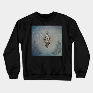 Wonderful elegant bird Crewneck Sweatshirt